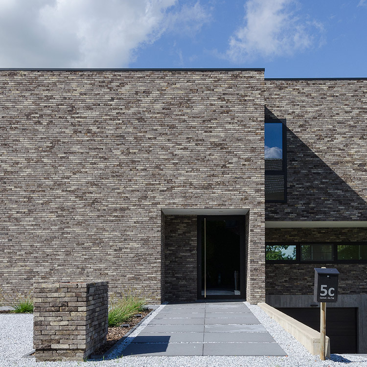 Gevel moderne woning in Herne