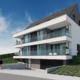 Render voorkant strakke nieuwbouw residentie