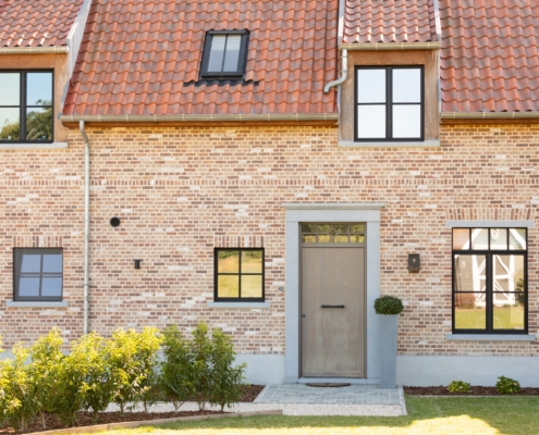 Voorgevel sfeervolle, landelijke woning in Lennik